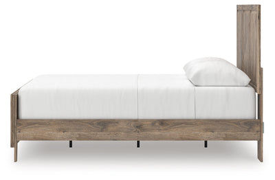 Tampa Furniture Outlet Lutz - Ashley Furniture - Rusticott Bedroom - Queen Panel Bed / Brown - PCB2260B2