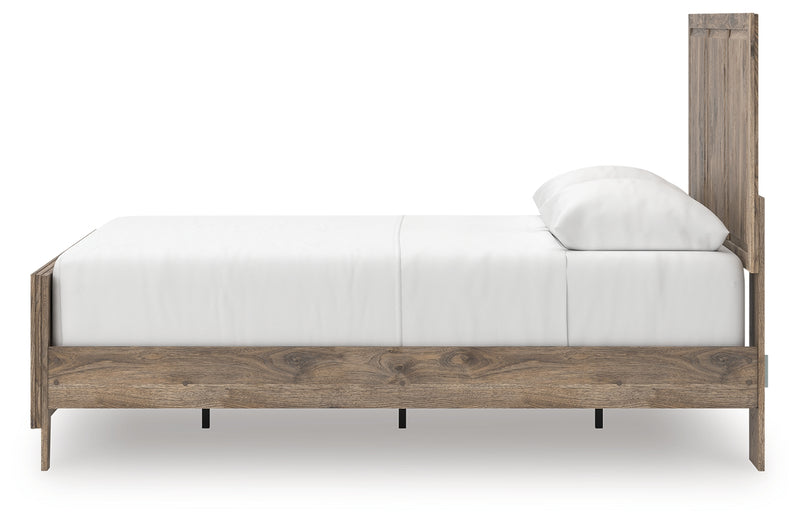 Tampa Furniture Outlet Lutz - Ashley Furniture - Rusticott Bedroom - Queen Panel Bed / Brown - PCB2260B2