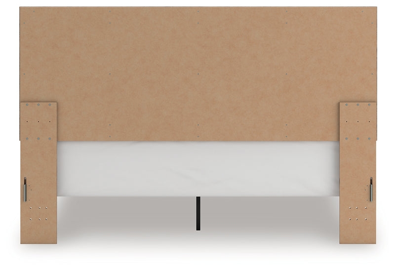 Tampa Furniture Outlet Lutz - Ashley Furniture - Rusticott Bedroom - King Panel Bed / Brown - PCB2260B6