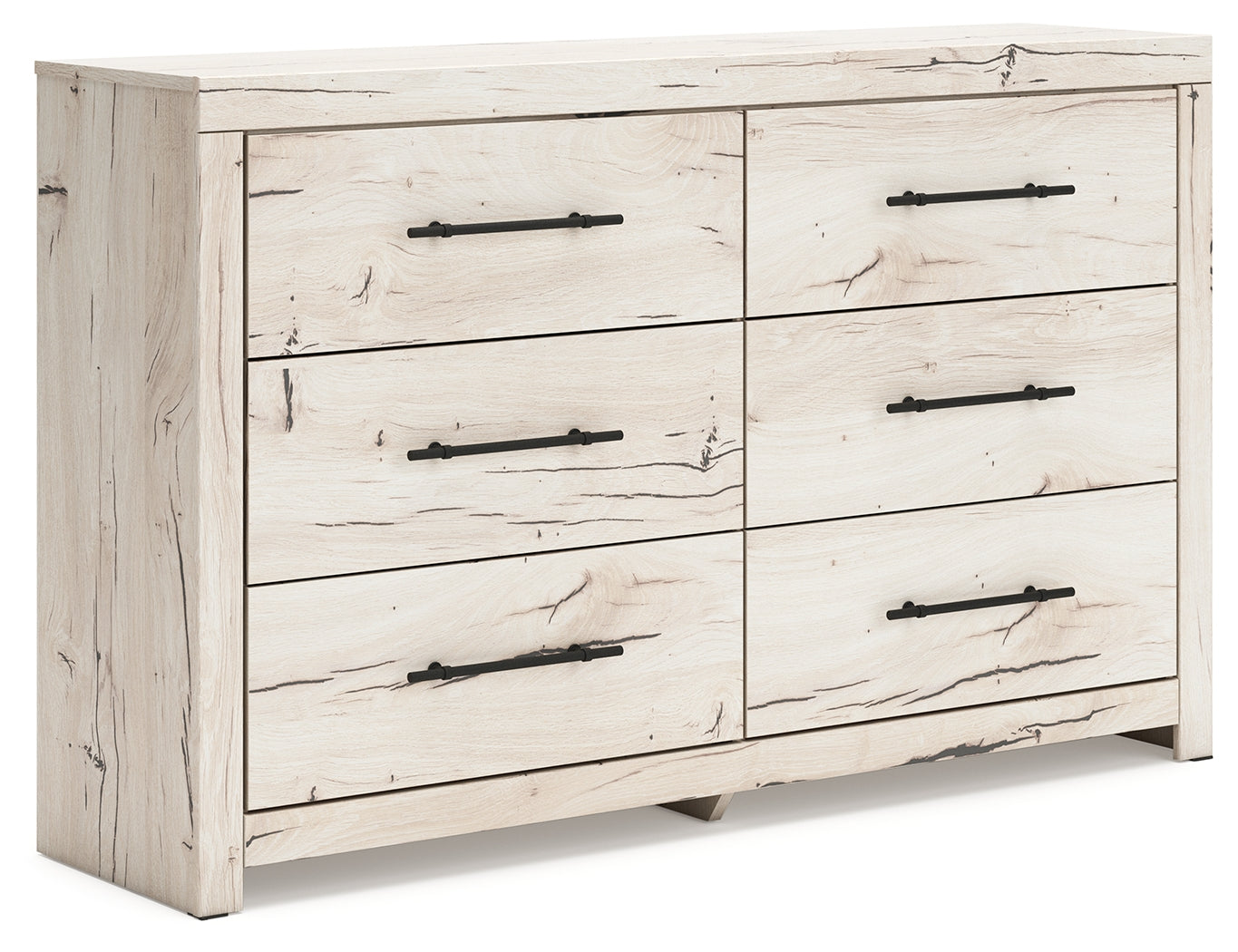 Tampa Furniture Outlet Lutz - Ashley Furniture - Lawroy Bedroom - Six Drawer Dresser / Light Natural - B2310-31