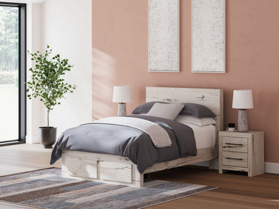 Tampa Furniture Outlet Lutz - Ashley Furniture - Lawroy Bedroom - Full Panel Storage Bed / Light Natural - B2310B20