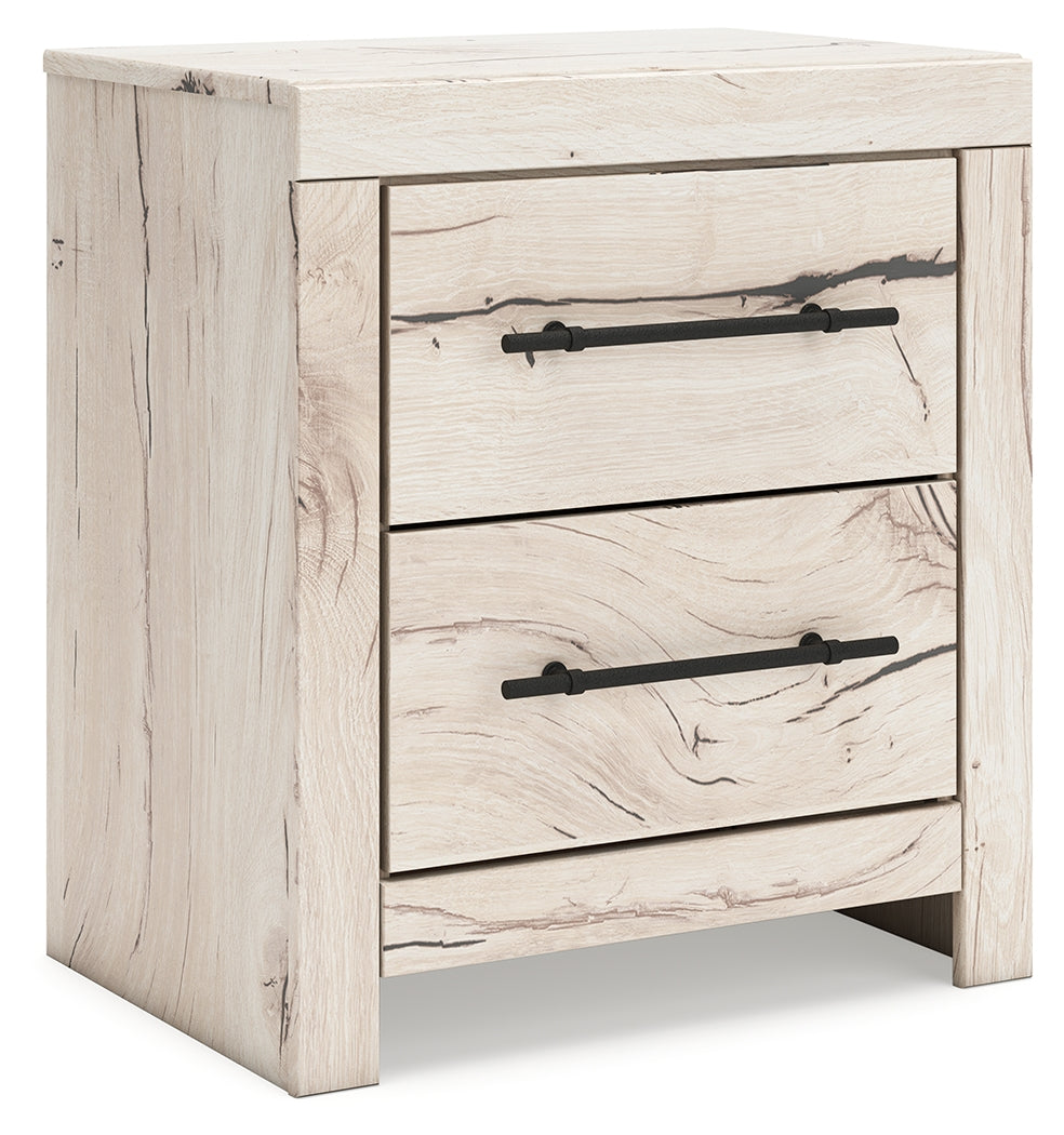 Tampa Furniture Outlet Lutz - Ashley Furniture - Lawroy Bedroom - Two Drawer Night Stand / Light Natural - B2310-92