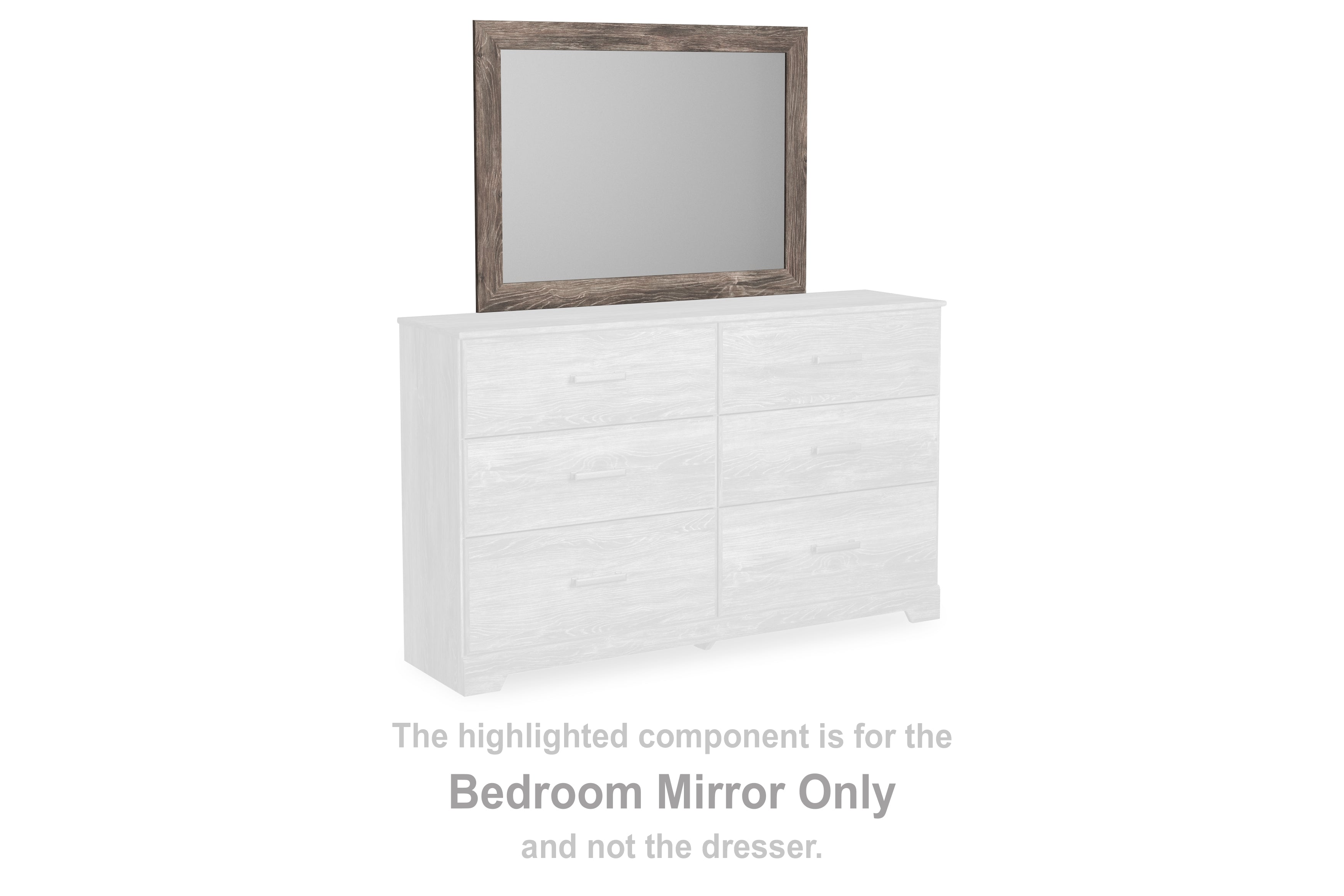 Tampa Furniture Outlet Lutz - Ashley Furniture - Ralinksi Bedroom - Bedroom Mirror / Gray - B2587-36