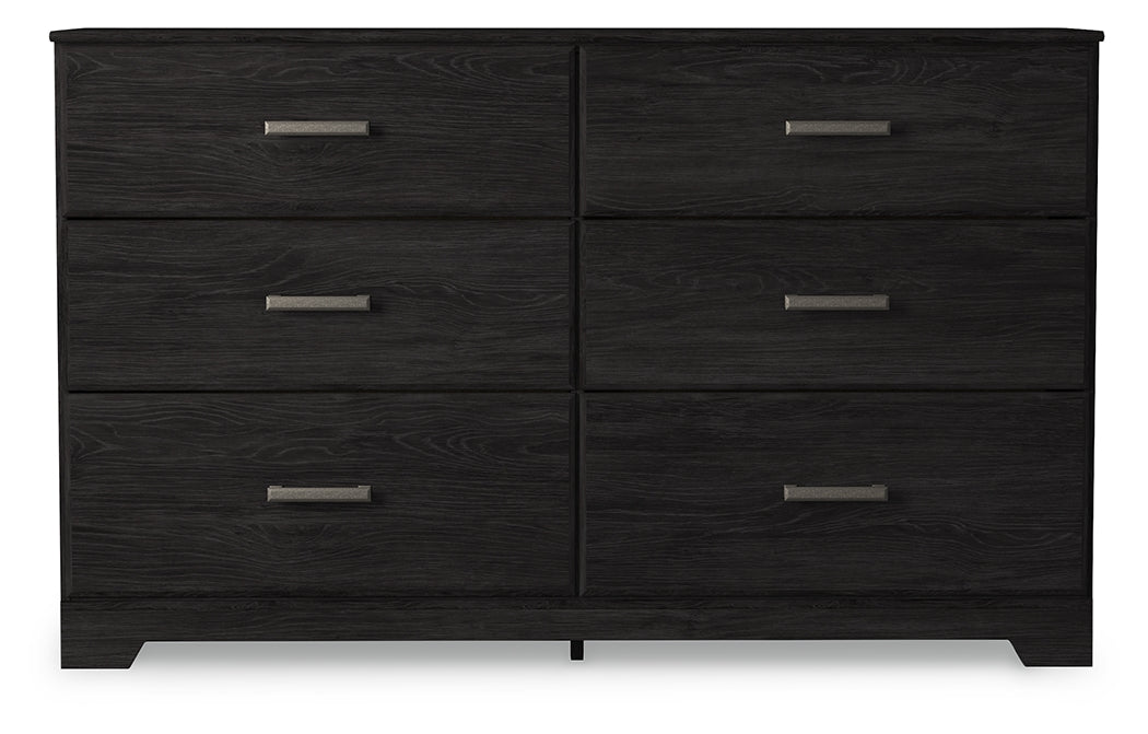 Tampa Furniture Outlet Lutz - Ashley Furniture - Belachime Bedroom - Six Drawer Dresser / Charcoal - B2589-31