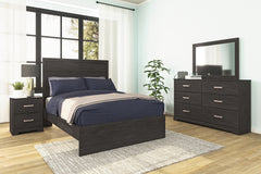 Tampa Furniture Outlet Lutz - Ashley Furniture - Belachime Bedroom - Dresser and Mirror / Charcoal - B2589B1