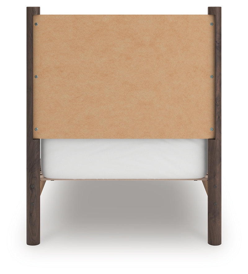 Tampa Furniture Outlet Lutz - Ashley Furniture - Pamytta Bedroom - Twin Panel Platform Bed / Brown - PCB2614B2