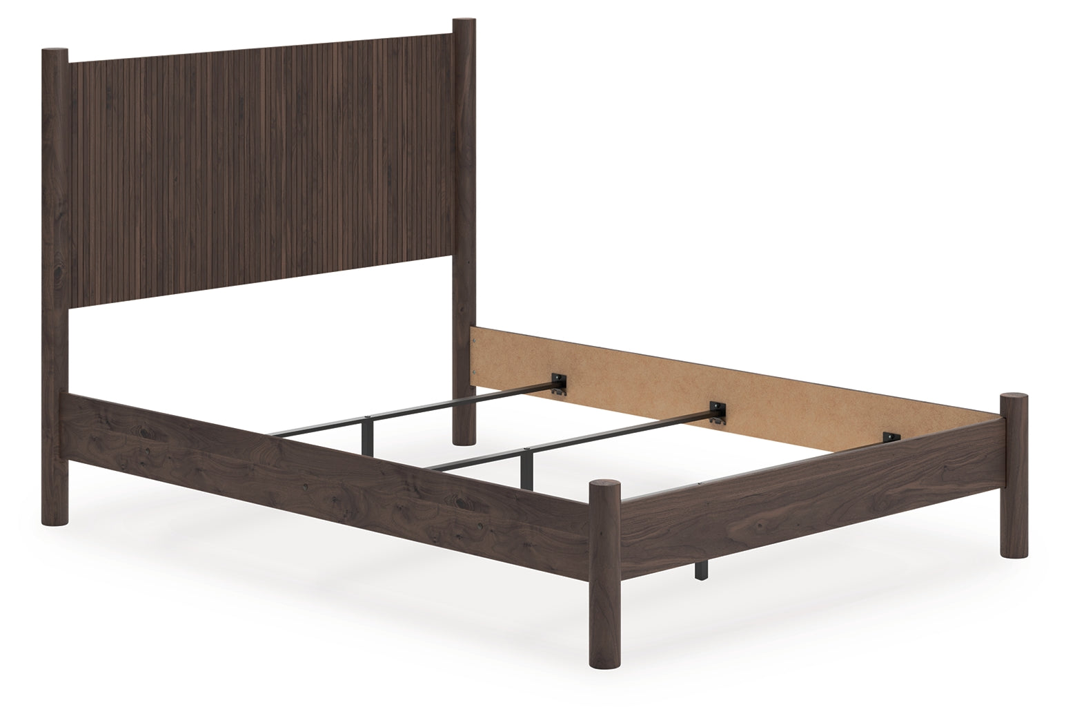 Tampa Furniture Outlet Lutz - Ashley Furniture - Pamytta Bedroom - Queen Panel Bed / Brown - PCB2614B18
