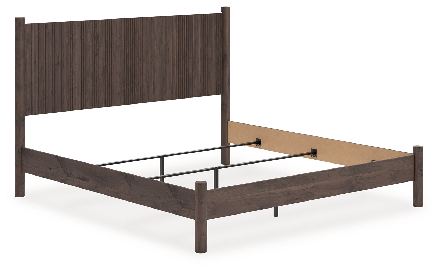 Tampa Furniture Outlet Lutz - Ashley Furniture - Pamytta Bedroom - King Panel Bed / Brown - PCB2614B26