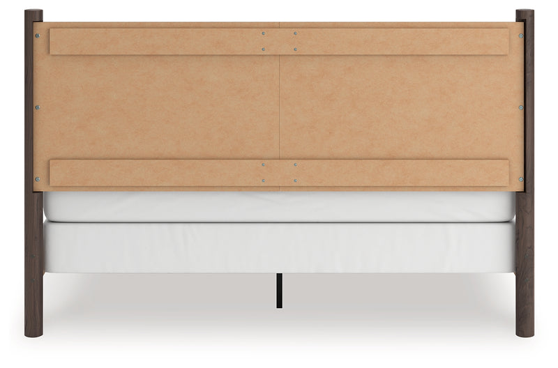 Tampa Furniture Outlet Lutz - Ashley Furniture - Pamytta Bedroom - King Panel Bed / Brown - PCB2614B26
