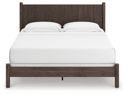 Tampa Furniture Outlet Lutz - Ashley Furniture - Pamytta Bedroom - King Panel Bed / Brown - PCB2614B26