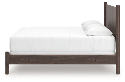 Tampa Furniture Outlet Lutz - Ashley Furniture - Pamytta Bedroom - King Panel Bed / Brown - PCB2614B26
