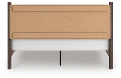 Tampa Furniture Outlet Lutz - Ashley Furniture - Pamytta Bedroom - King Panel Platform Bed / Brown - PCB2614B27