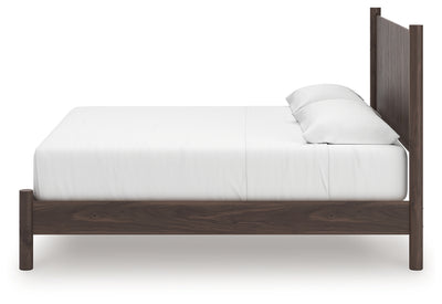 Tampa Furniture Outlet Lutz - Ashley Furniture - Pamytta Bedroom - King Panel Platform Bed / Brown - PCB2614B27
