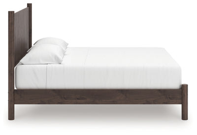 Tampa Furniture Outlet Lutz - Ashley Furniture - Pamytta Bedroom - King Panel Platform Bed / Brown - PCB2614B27
