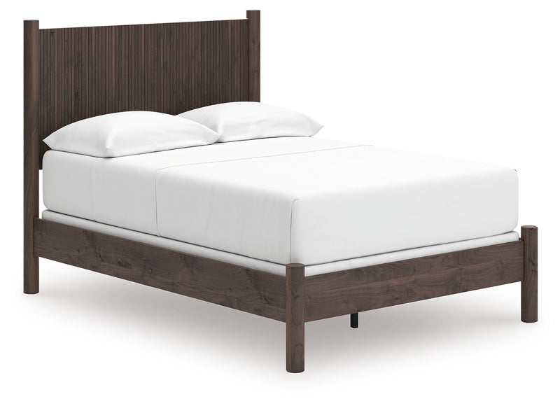 Tampa Furniture Outlet Lutz - Ashley Furniture - Pamytta Bedroom - Full Panel Bed / Brown - PCB2614B16