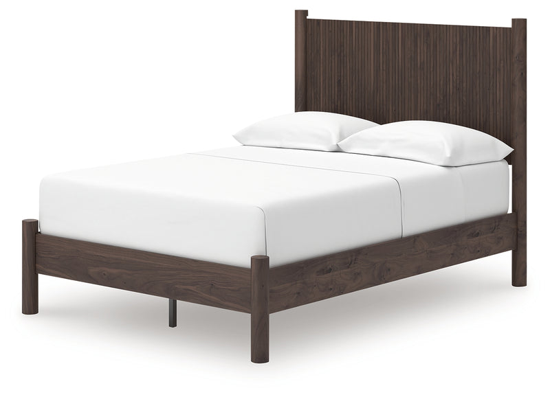 Tampa Furniture Outlet Lutz - Ashley Furniture - Pamytta Bedroom - Full Panel Platform Bed / Brown - PCB2614B4