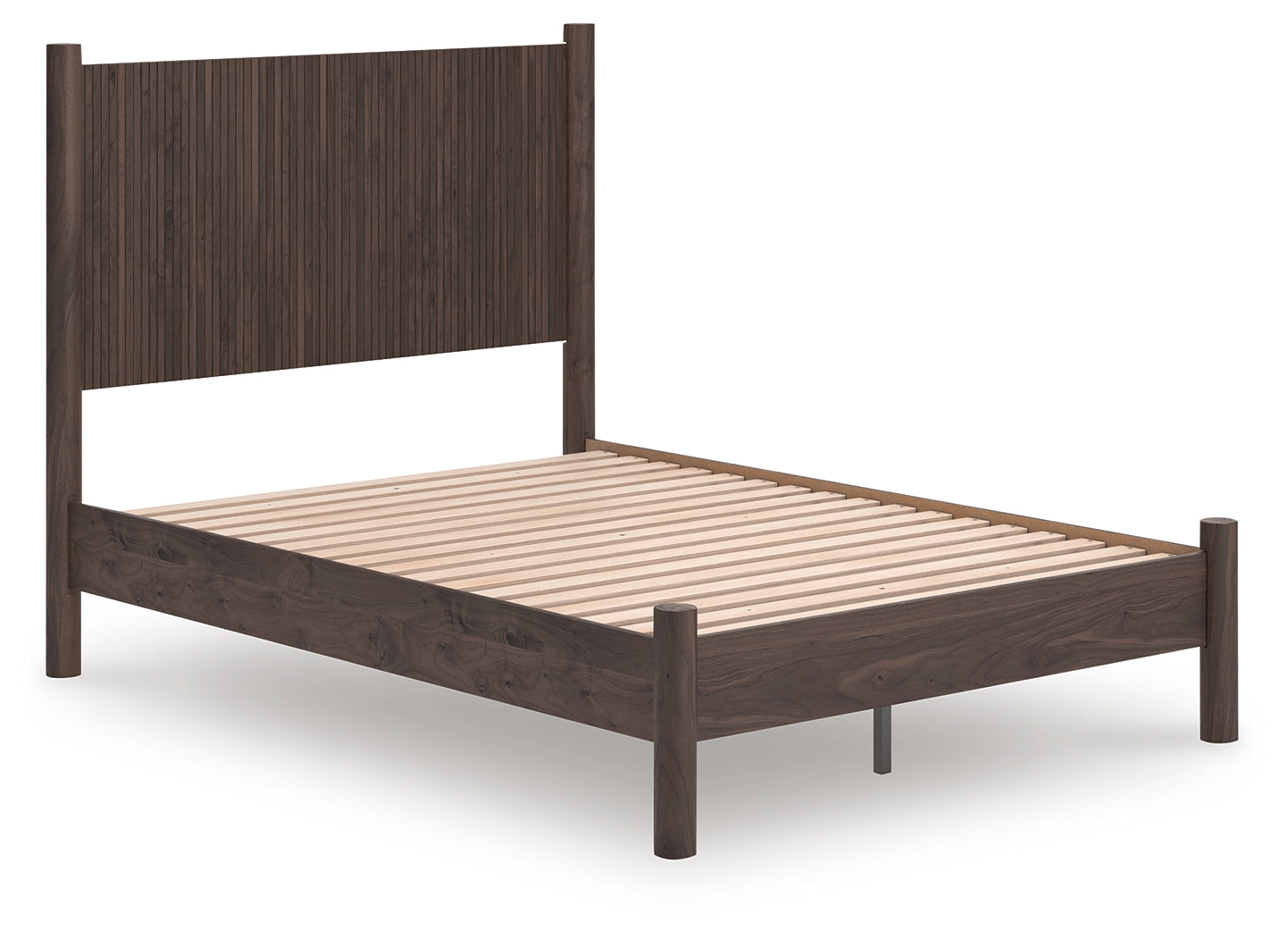 Tampa Furniture Outlet Lutz - Ashley Furniture - Pamytta Bedroom - Full Panel Platform Bed / Brown - PCB2614B4