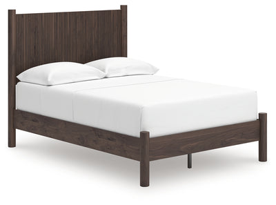 Tampa Furniture Outlet Lutz - Ashley Furniture - Pamytta Bedroom - Full Panel Platform Bed / Brown - PCB2614B4