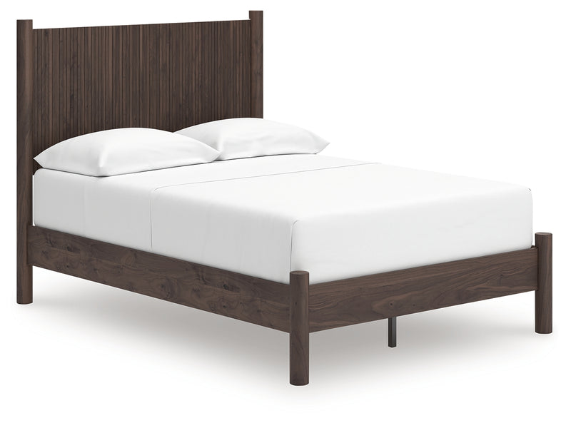 Tampa Furniture Outlet Lutz - Ashley Furniture - Pamytta Bedroom - Full Panel Platform Bed / Brown - PCB2614B4