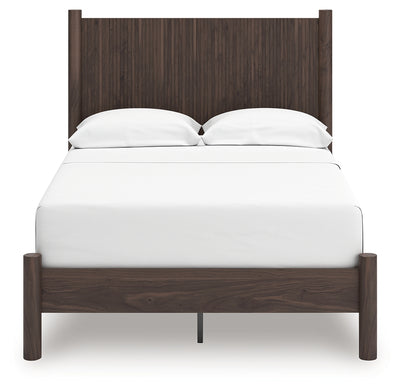 Tampa Furniture Outlet Lutz - Ashley Furniture - Pamytta Bedroom - Full Panel Platform Bed / Brown - PCB2614B4