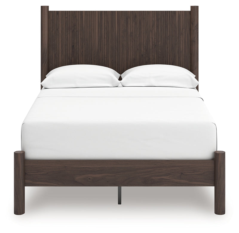 Tampa Furniture Outlet Lutz - Ashley Furniture - Pamytta Bedroom - Full Panel Platform Bed / Brown - PCB2614B4