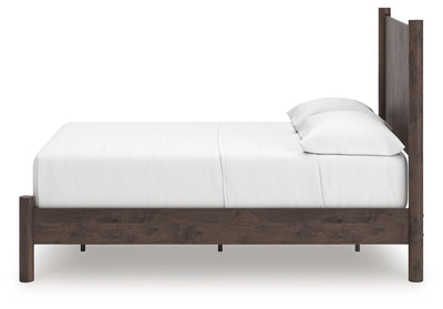 Tampa Furniture Outlet Lutz - Ashley Furniture - Pamytta Bedroom - Full Panel Platform Bed / Brown - PCB2614B4