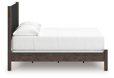 Tampa Furniture Outlet Lutz - Ashley Furniture - Pamytta Bedroom - Full Upholstered Panel Bed / Brown - PCB2614B22