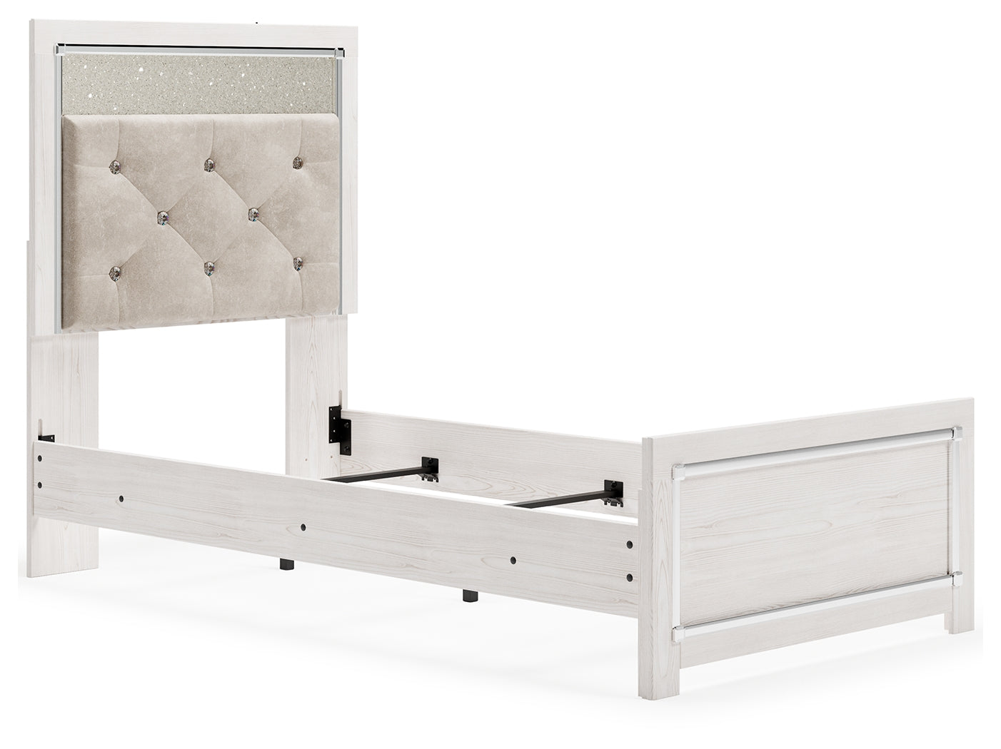 Tampa Furniture Outlet Lutz - Ashley Furniture - Altyra Bedroom - Twin Panel Bed / White - B2640B6
