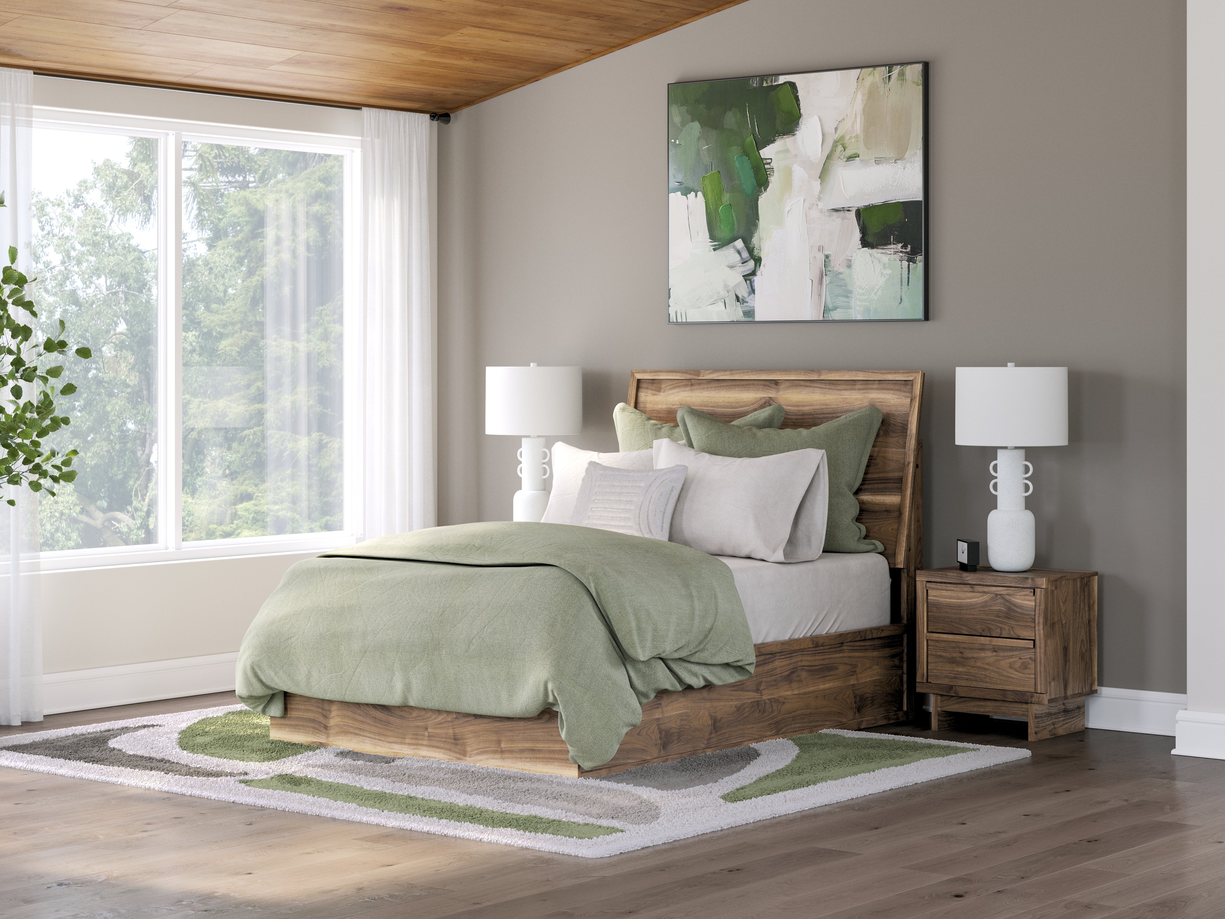 Tampa Furniture Outlet Lutz - Ashley Furniture - Chirason Bedroom - Full Panel Bed / Brown - PCB3367B22