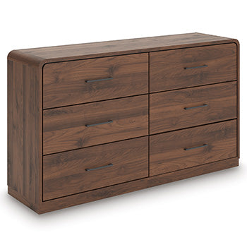 Tampa Furniture Outlet Lutz - Ashley Furniture - Fortlorn Bedroom - Dresser / Walnut Brown - PCB386-31