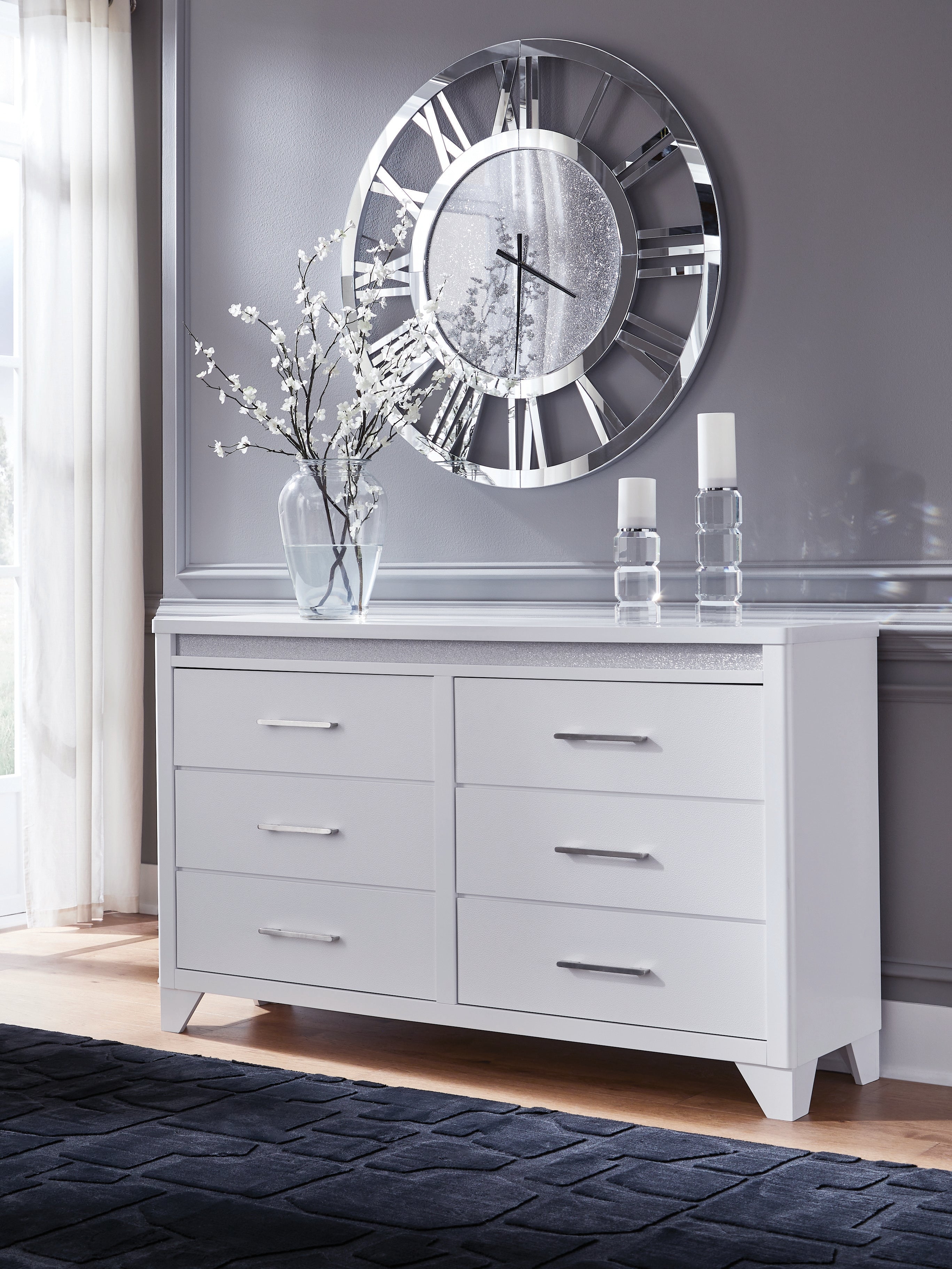 Tampa Furniture Outlet Lutz - Ashley Furniture - Jarlee Bedroom - Dresser / White - PCB392-31