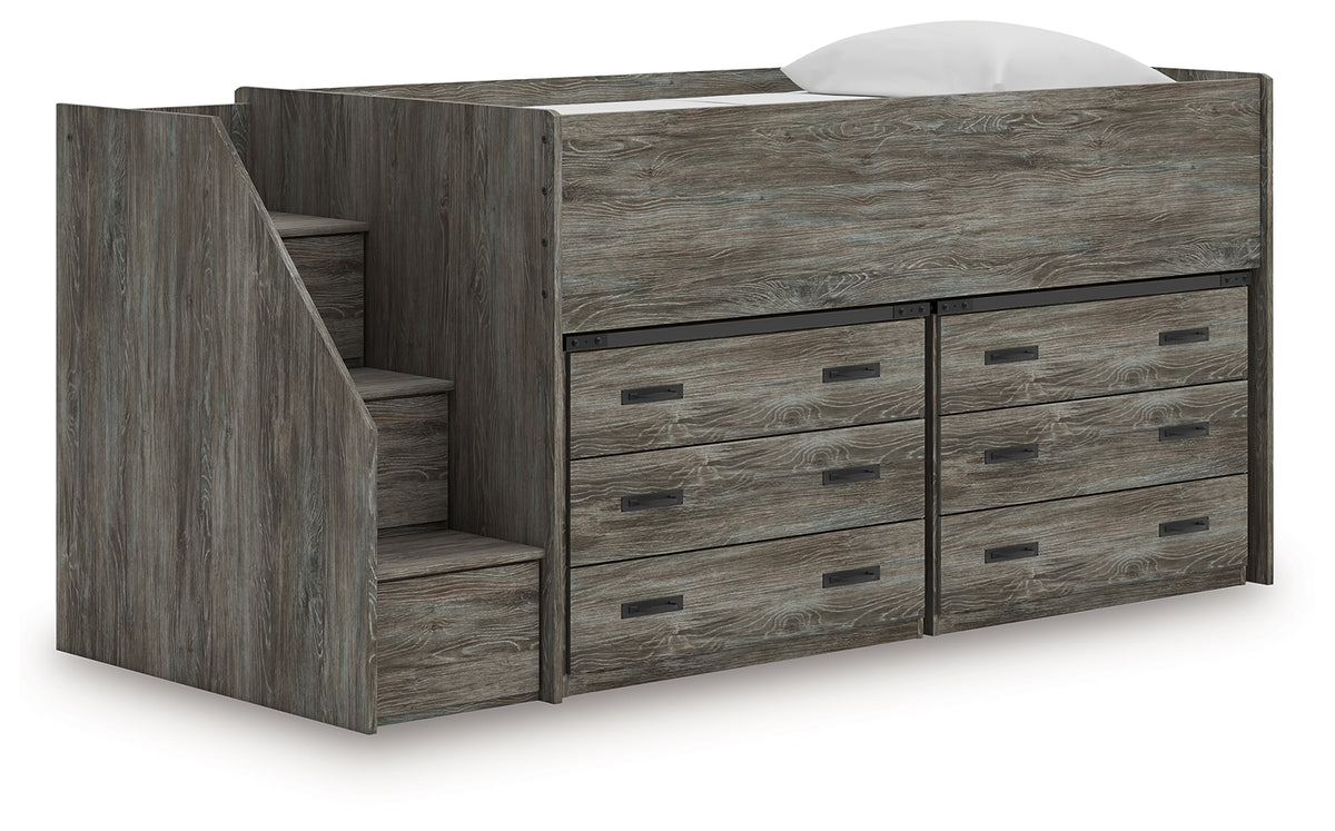 Tampa Furniture Outlet Lutz - Ashley Furniture - Frandern Twin Loft Bed with Drawer Storage - Twin Loft Bed with Drawer Storage - B4480B26