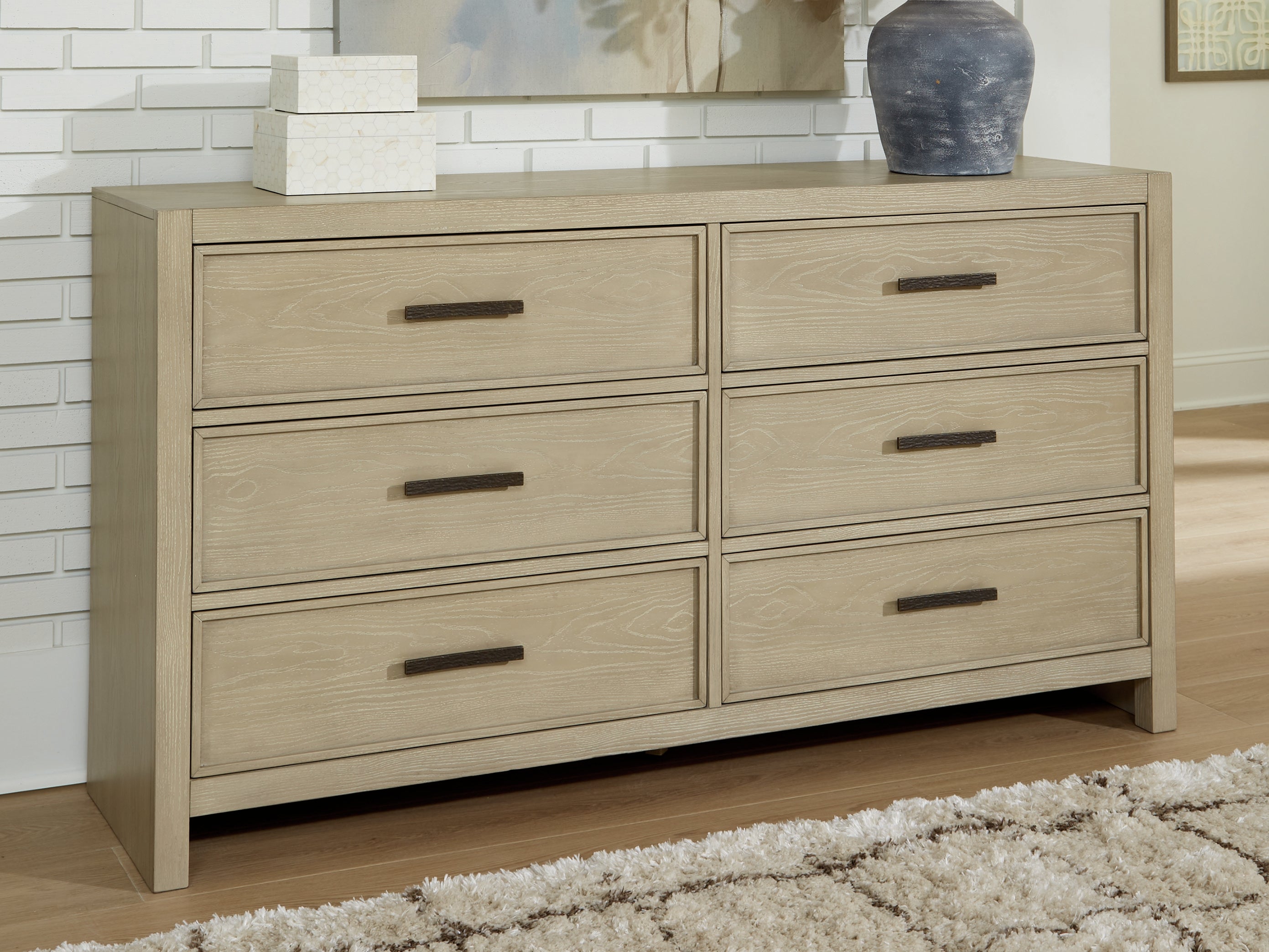 Tampa Furniture Outlet Lutz - Ashley Furniture - Calmoro Bedroom - Dresser / Gray - B602-31