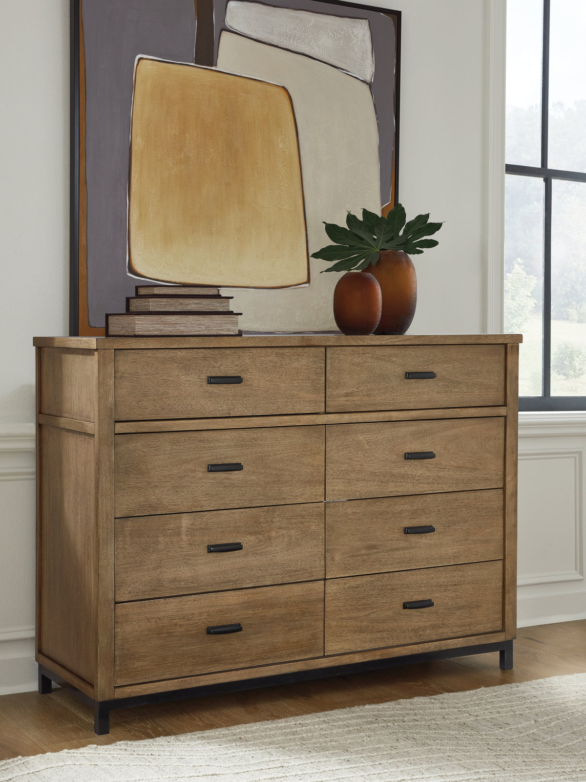 Tampa Furniture Outlet Lutz - Ashley Furniture - Tomtyn Bedroom - Dresser / Light Brown - B622-31