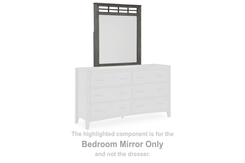 Tampa Furniture Outlet Lutz - Ashley Furniture - Montillan Bedroom - Bedroom Mirror / Grayish Brown - B651-36