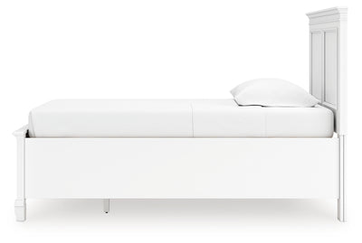 Tampa Furniture Outlet Lutz - Ashley Furniture - Fortman Bedroom - Twin Panel Storage Bed / White - B680B24