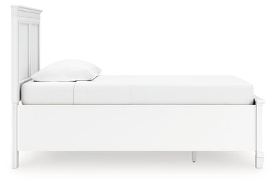 Tampa Furniture Outlet Lutz - Ashley Furniture - Fortman Bedroom - Twin Panel Storage Bed / White - B680B24