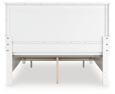 Tampa Furniture Outlet Lutz - Ashley Furniture - Fortman Bedroom - Queen Panel Storage Bed / White - B680B20