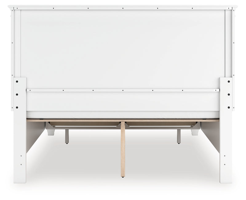 Tampa Furniture Outlet Lutz - Ashley Furniture - Fortman Bedroom - Queen Panel Storage Bed / White - B680B20