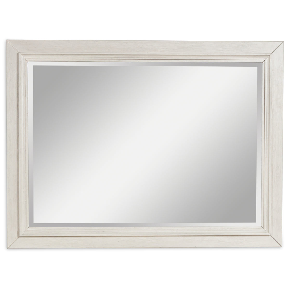 Tampa Furniture Outlet Lutz - Ashley Furniture - Shaybrock Bedroom - Bedroom Mirror / Antique White/Brown - B683-36