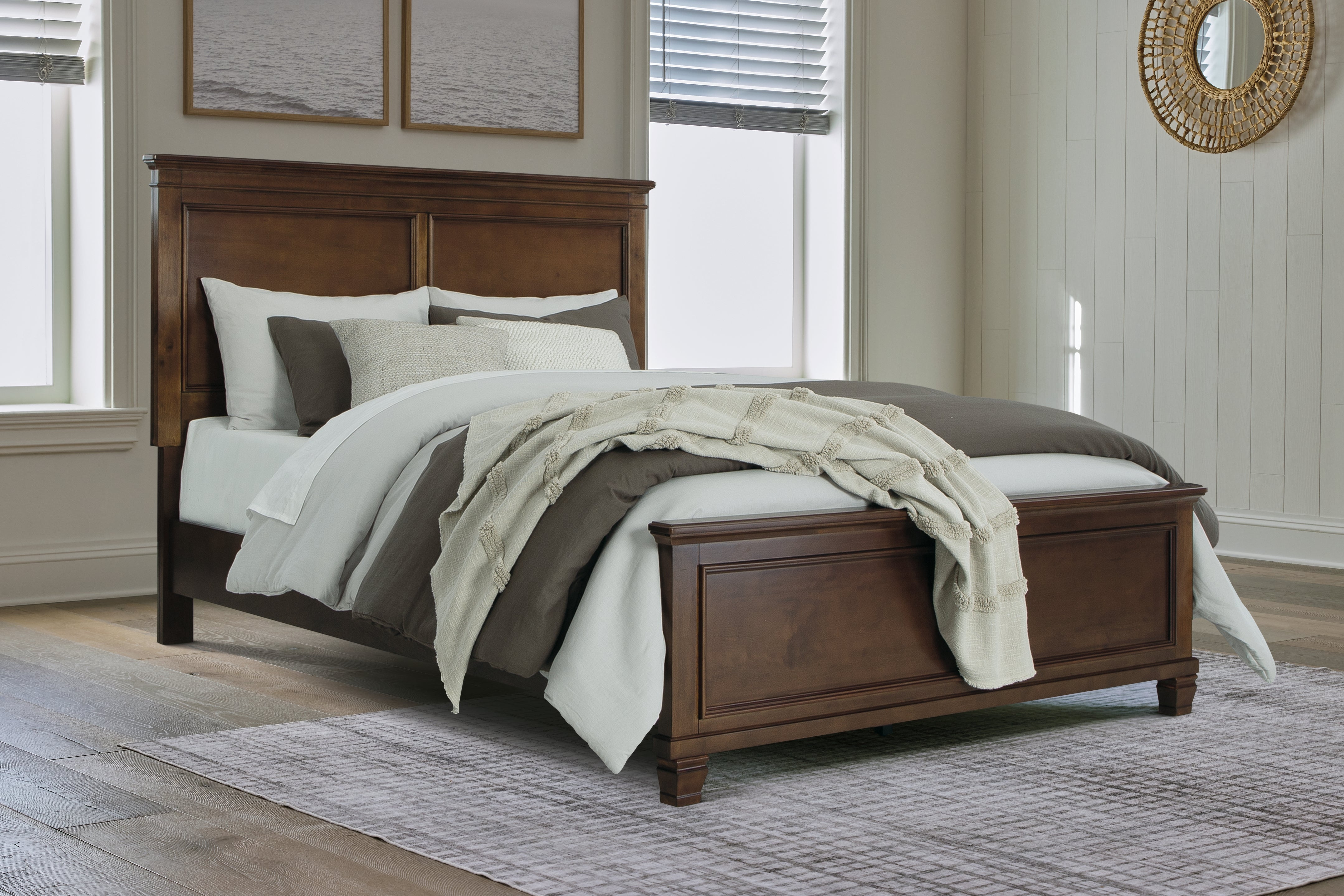 Tampa Furniture Outlet Lutz - Ashley Furniture - Danabrin Bedroom - Queen Panel Bed / Brown - B685B2