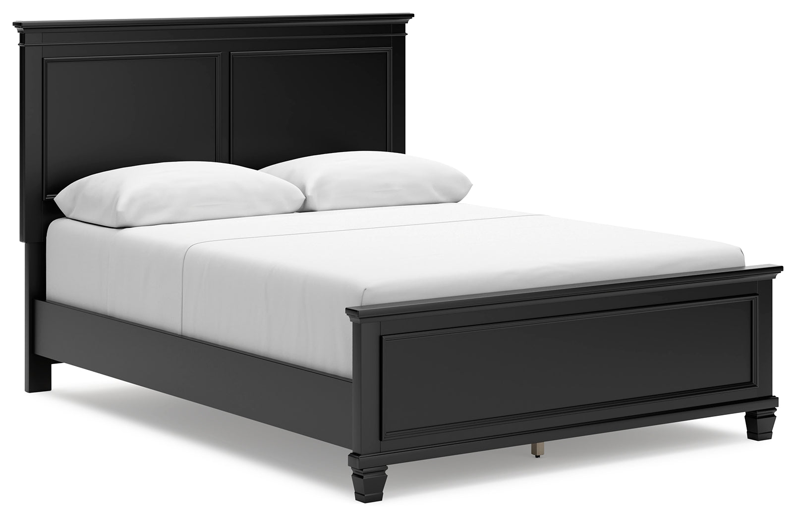 Tampa Furniture Outlet Lutz - Ashley Furniture - Lanolee Bedroom - Queen Panel Bed / Black - B687B6