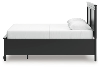 Tampa Furniture Outlet Lutz - Ashley Furniture - Lanolee Bedroom - Queen Panel Storage Bed / Black - B687B17