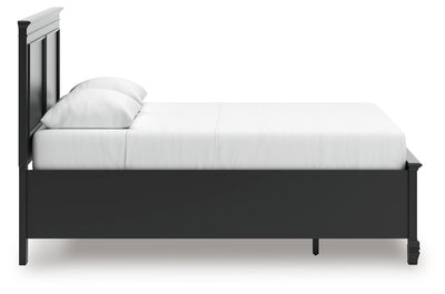 Tampa Furniture Outlet Lutz - Ashley Furniture - Lanolee Bedroom - Queen Panel Storage Bed / Black - B687B17
