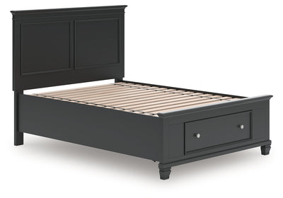 Tampa Furniture Outlet Lutz - Ashley Furniture - Lanolee Bedroom - Full Panel Storage Bed / Black - B687B22