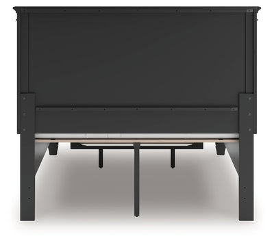 Tampa Furniture Outlet Lutz - Ashley Furniture - Lanolee Bedroom - Full Panel Storage Bed / Black - B687B22