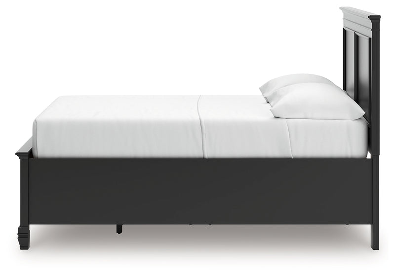 Tampa Furniture Outlet Lutz - Ashley Furniture - Lanolee Bedroom - Full Panel Storage Bed / Black - B687B22