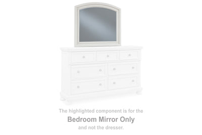 Tampa Furniture Outlet Lutz - Ashley Furniture - Robbinsdale Bedroom - Bedroom Mirror / Antique White - B742-36