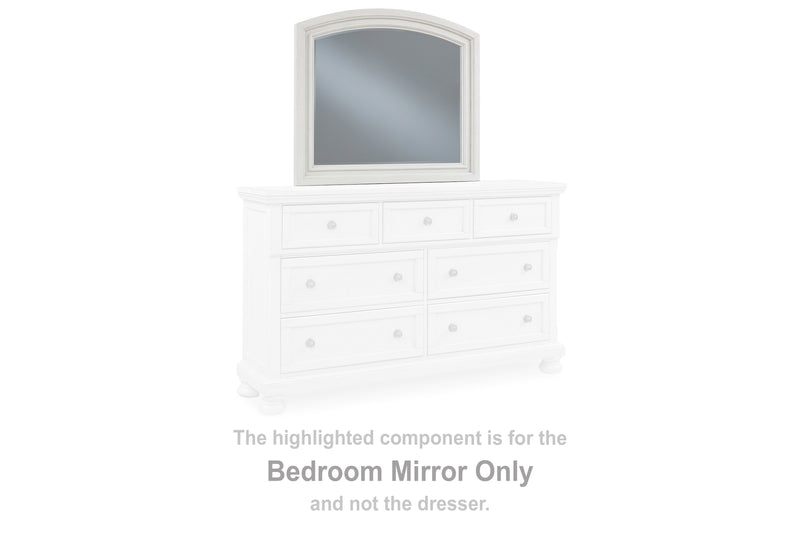 Tampa Furniture Outlet Lutz - Ashley Furniture - Robbinsdale Bedroom - Bedroom Mirror / Antique White - B742-36