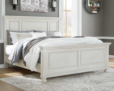 Tampa Furniture Outlet Lutz - Ashley Furniture - Robbinsdale Bedroom - King Panel Bed / Antique White - B742B6